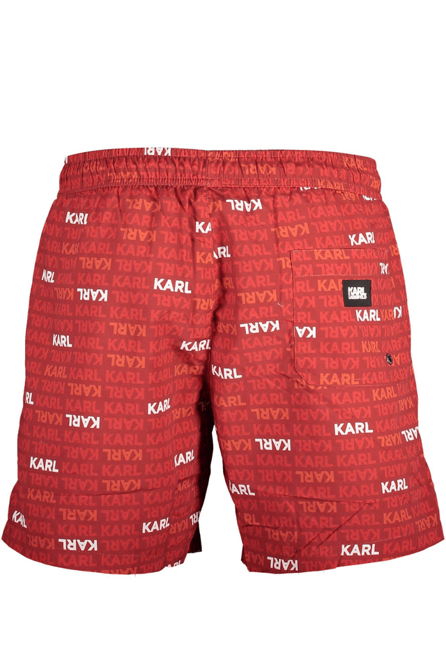 3535KARL LAGERFELD BEACHWEAR COSTUME PARTE SOTTO UOMO ROSSO