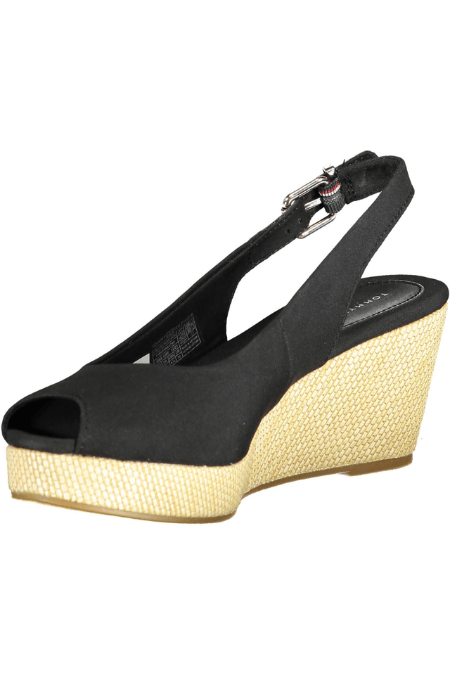 1569TOMMY HILFIGER CALZATURA SANDALO DONNA NERO