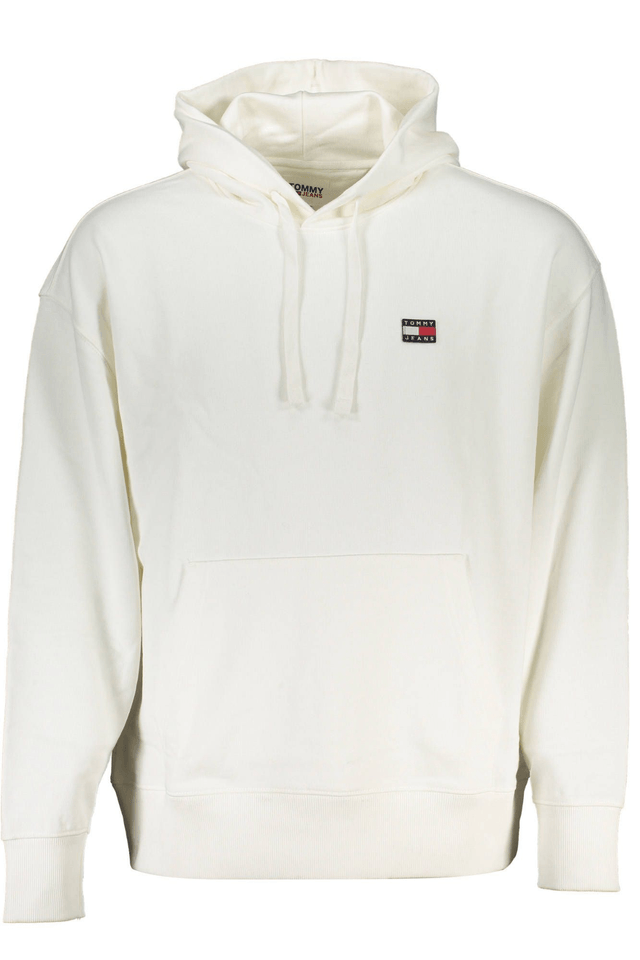 4669TOMMY HILFIGER FELPA SENZA ZIP UOMO BIANCO