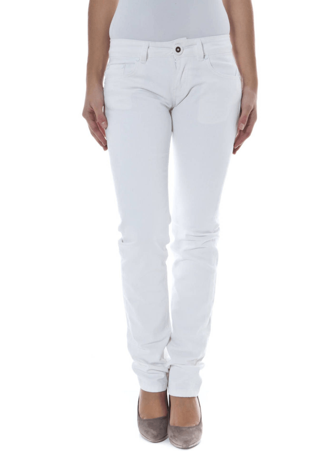 135PHARD PANTALONE DONNA BIANCO