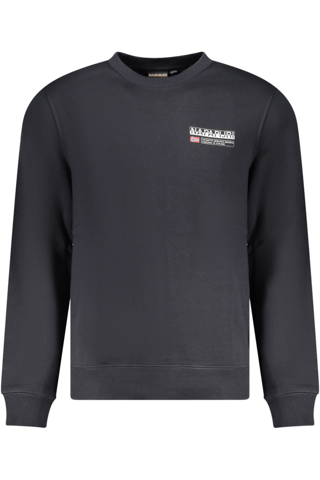 10356NAPAPIJRI FELPA SENZA ZIP UOMO NERO