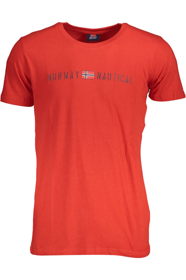 3955NORWAY 1963 T-SHIRT MANICHE CORTE UOMO ROSSO