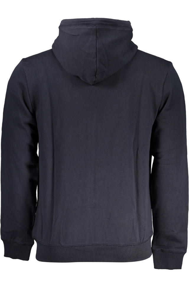 7792NAPAPIJRI FELPA CON ZIP UOMO BLU