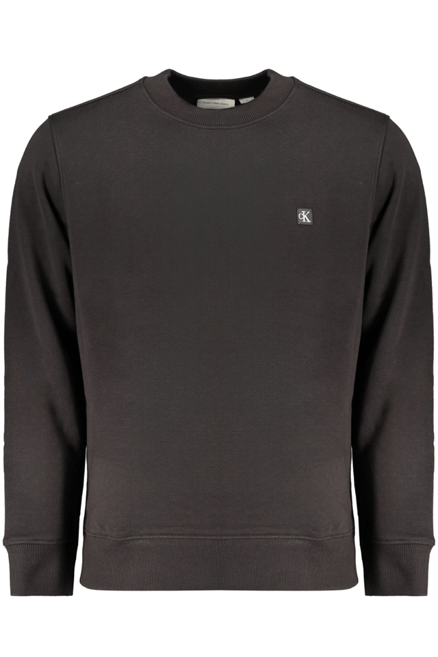 10560CALVIN KLEIN FELPA SENZA ZIP UOMO NERO