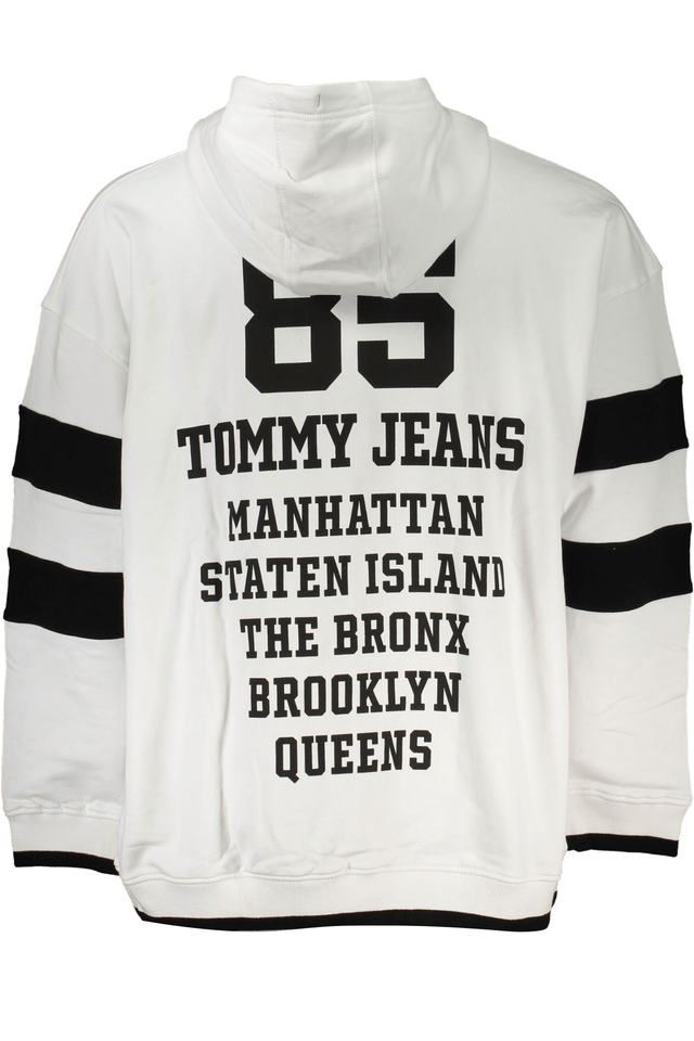 6964TOMMY HILFIGER FELPA SENZA ZIP UOMO BIANCO
