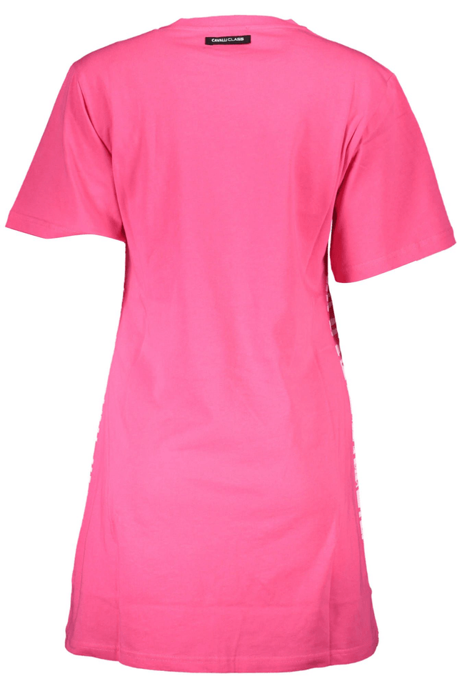 4084CAVALLI CLASS ABITO CORTO DONNA ROSA