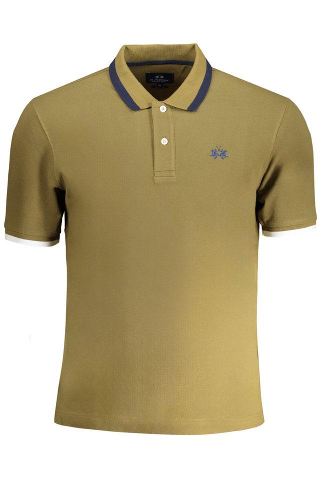 9046LA MARTINA POLO MANICHE CORTE UOMO VERDE