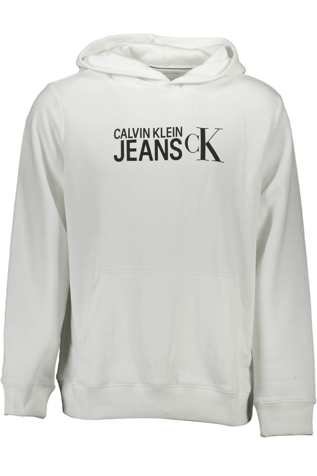 1260CALVIN KLEIN FELPA SENZA ZIP UOMO BIANCO
