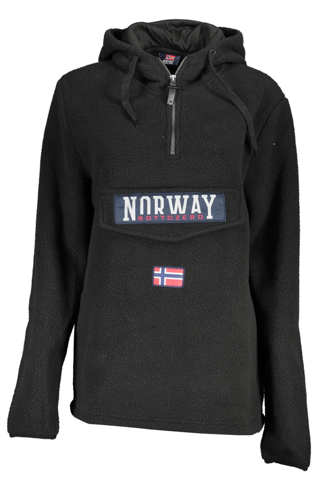 5935NORWAY 1963 FELPA SENZA ZIP DONNA NERO