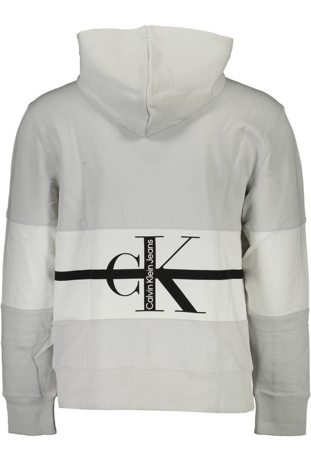 2600CALVIN KLEIN FELPA SENZA ZIP UOMO GRIGIO