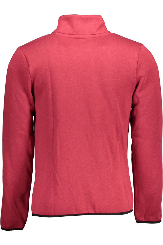 2651NORWAY 1963 FELPA CON ZIP UOMO ROSSO
