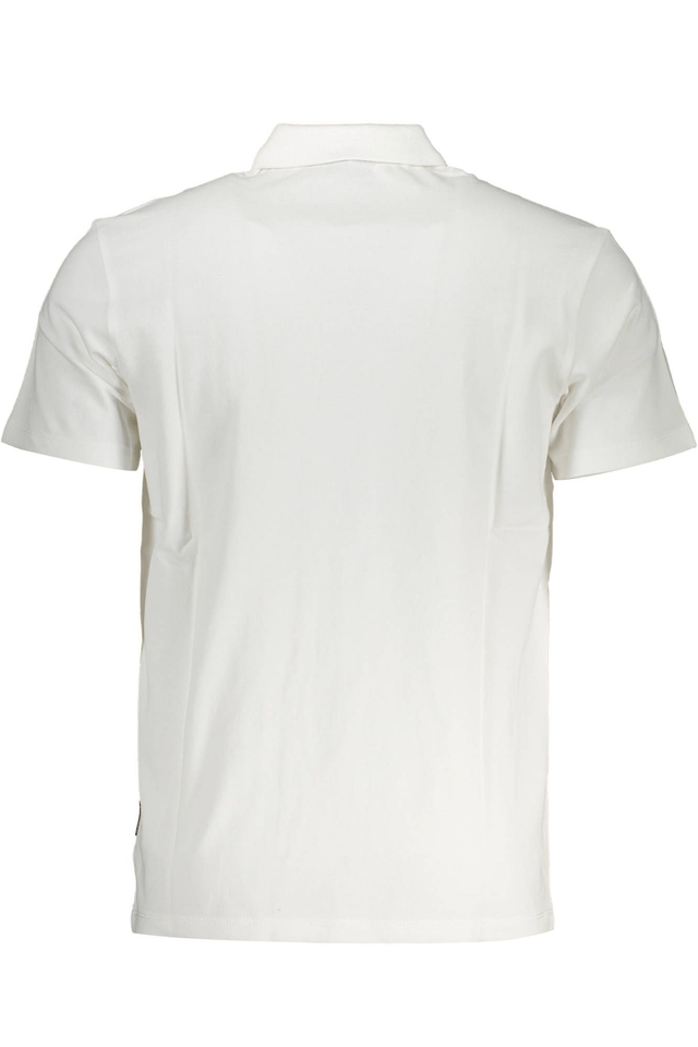 3428NAPAPIJRI POLO MANICHE CORTE UOMO BIANCO