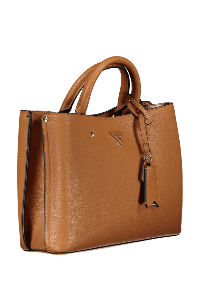 6851GUESS JEANS BORSA DONNA MARRONE