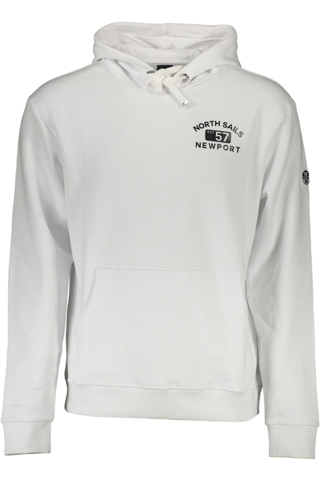2418NORTH SAILS FELPA SENZA ZIP UOMO BIANCO