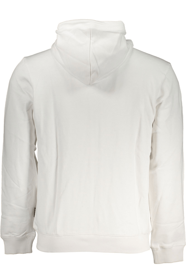 7788NAPAPIJRI FELPA CON ZIP UOMO BIANCO