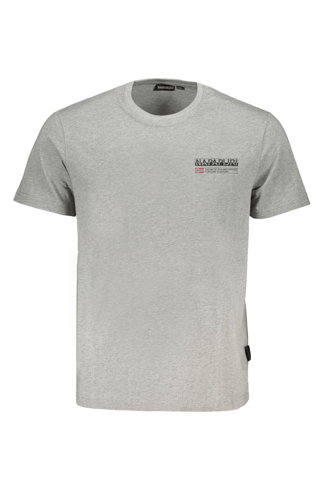 8432NAPAPIJRI T-SHIRT MANICHE CORTE UOMO GRIGIO