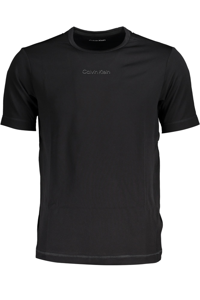 CALVIN KLEIN T-SHIRT MANICHE CORTE UOMO NERO