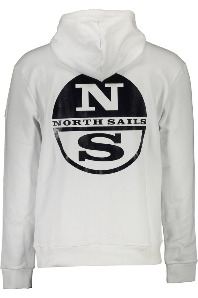 2418NORTH SAILS FELPA SENZA ZIP UOMO BIANCO