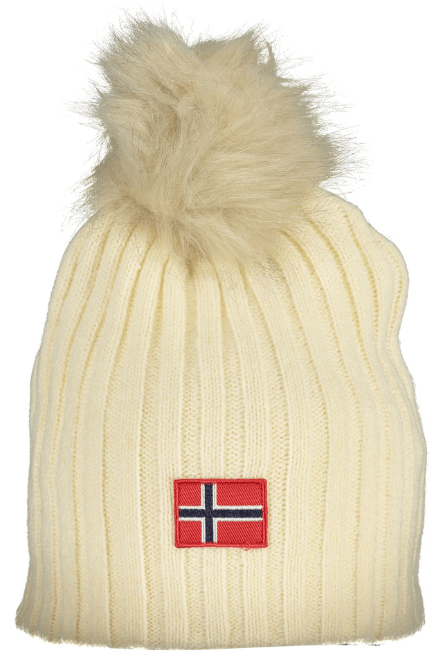 5899NORWAY 1963 BERRETTO DONNA BIANCO