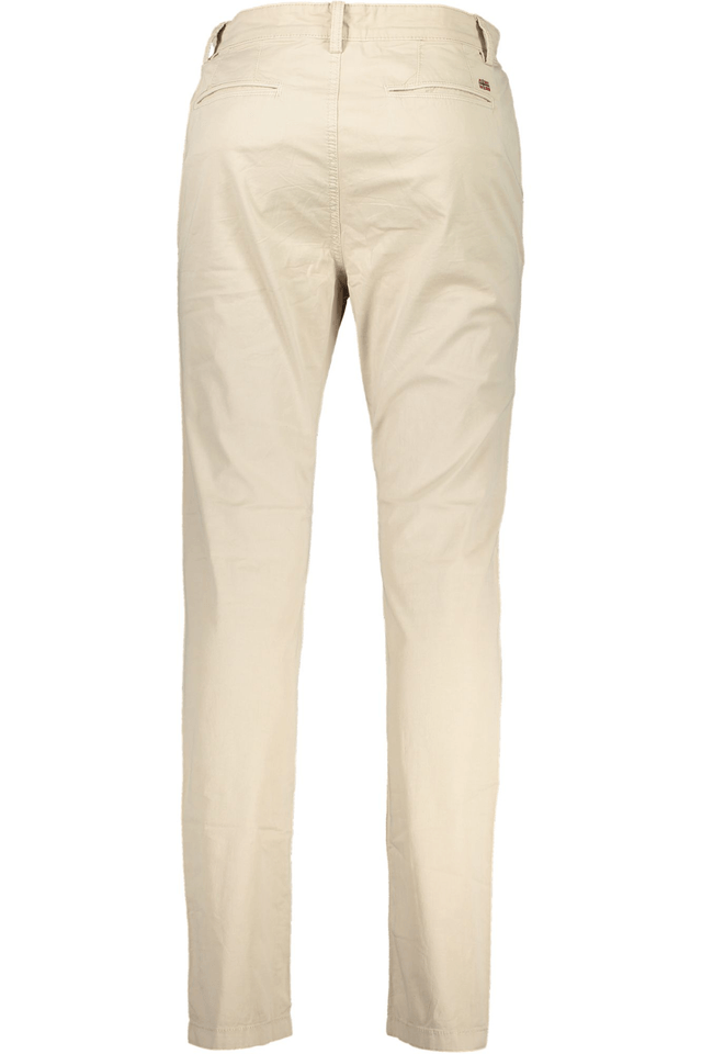 7704NAPAPIJRI PANTALONE UOMO BEIGE