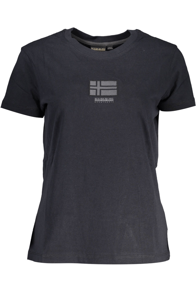 3440NAPAPIJRI T-SHIRT MANICHE CORTE DONNA NERO