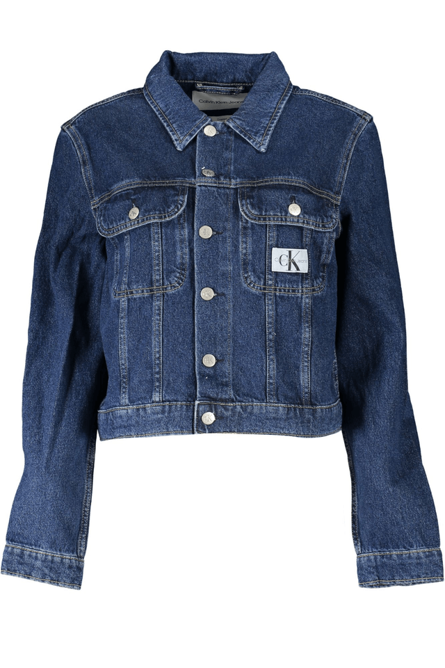 7625CALVIN KLEIN GIACCA SPORTIVA DONNA BLU
