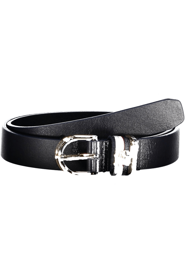 7314TOMMY HILFIGER CINTURA IN PELLE DONNA BLU