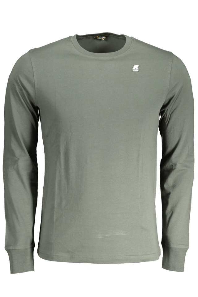 9209K-WAY T-SHIRT MANICHE LUNGHE UOMO VERDE