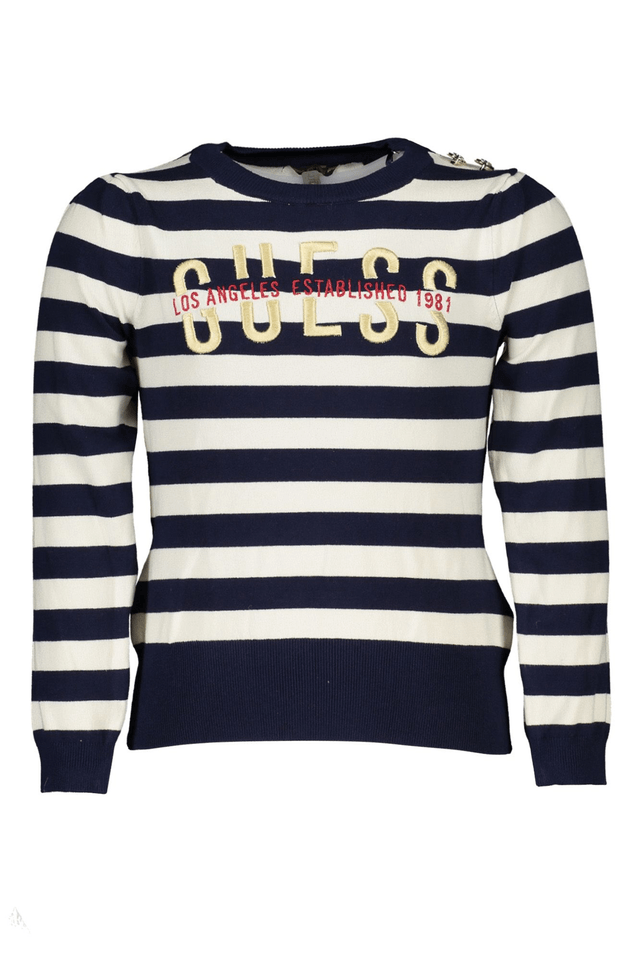 8134GUESS JEANS MAGLIA BAMBINA BLU