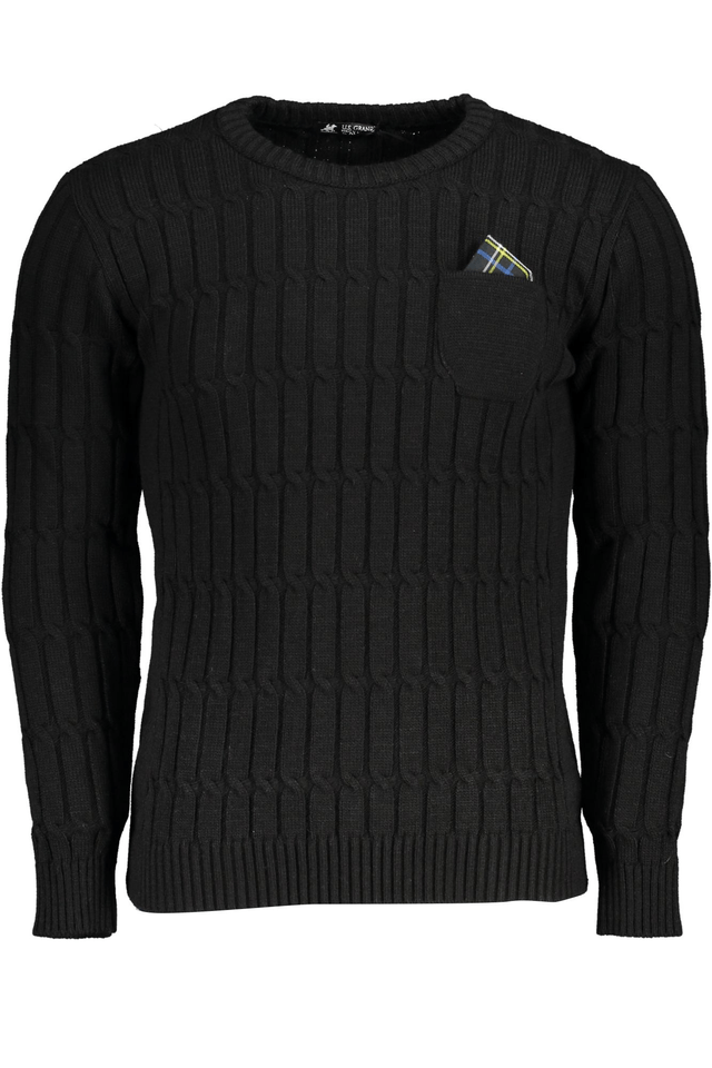 6001U.S. GRAND POLO MAGLIONE UOMO NERO