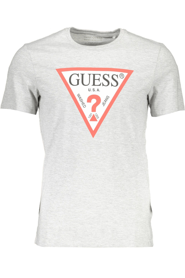 625GUESS JEANS T-SHIRT MANICHE CORTE UOMO GRIGIO