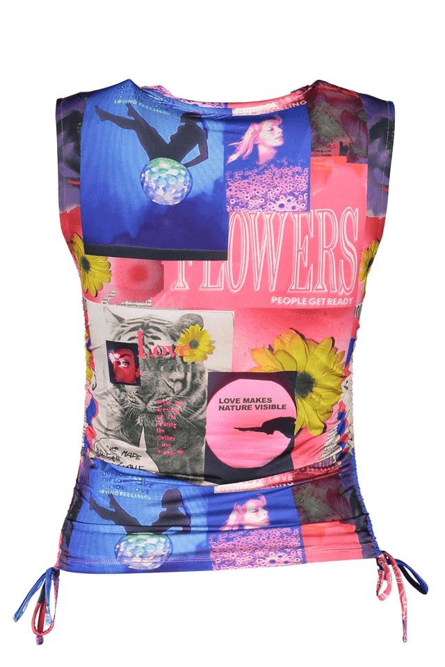 3132DESIGUAL CANOTTA DONNA BLU