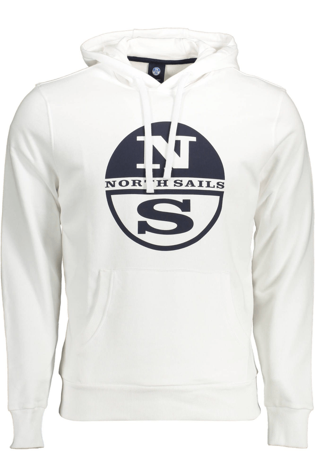 1681NORTH SAILS FELPA SENZA ZIP UOMO BIANCO