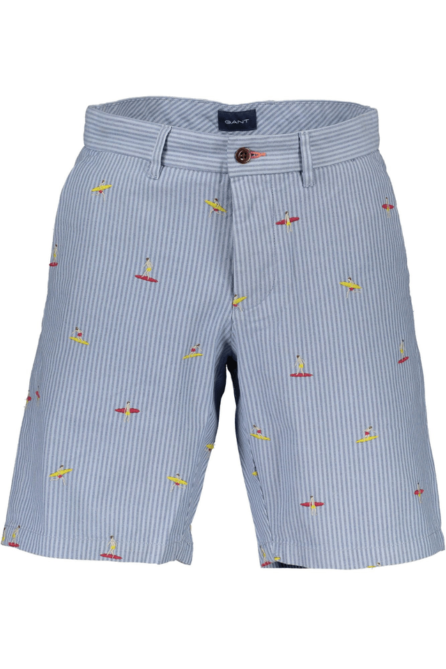 828GANT PANTALONE BERMUDA UOMO AZZURRO