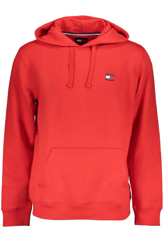 9139TOMMY HILFIGER FELPA SENZA ZIP UOMO ROSSO