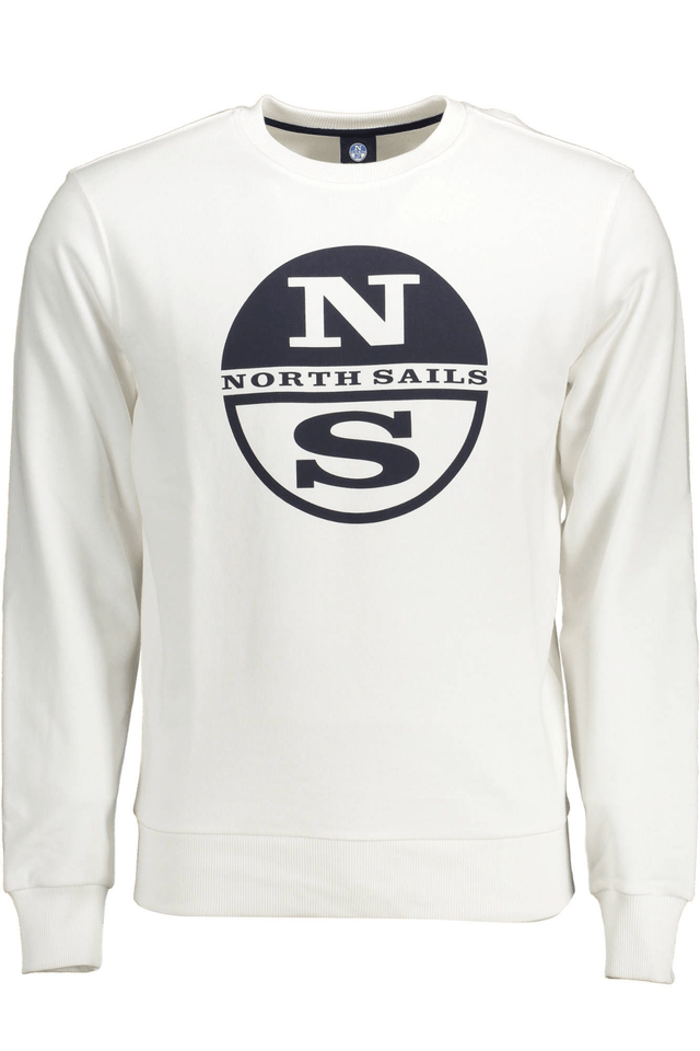 1692NORTH SAILS FELPA SENZA ZIP UOMO BIANCO