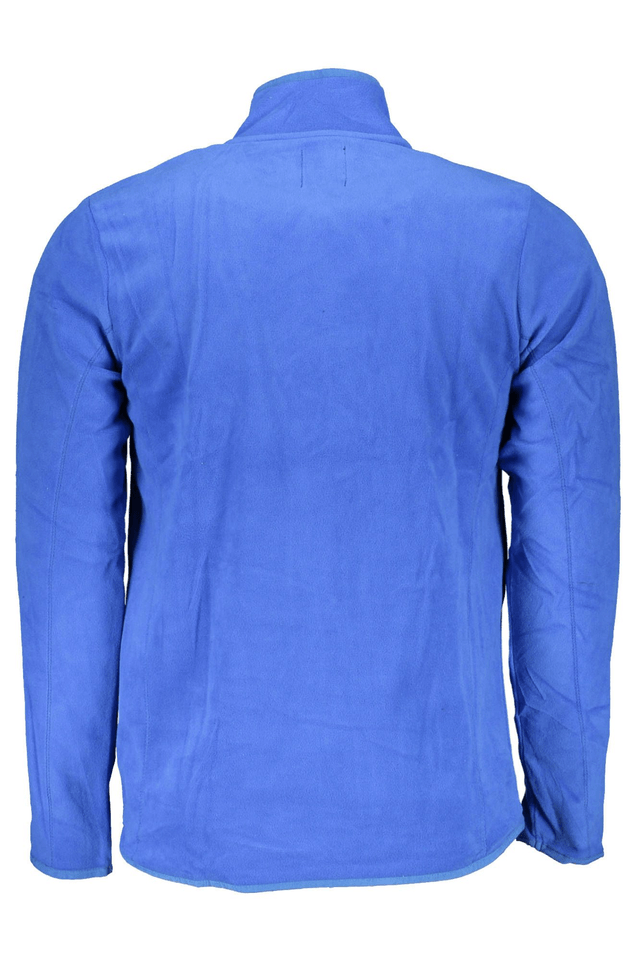 2344GIAN MARCO VENTURI FELPA CON ZIP UOMO BLU