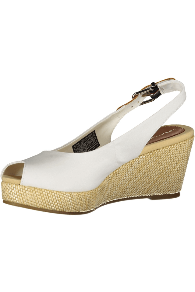 8064TOMMY HILFIGER CALZATURA SANDALO DONNA BIANCO