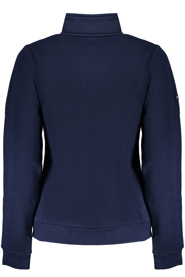 10129NORWAY 1963 FELPA CON ZIP DONNA BLU
