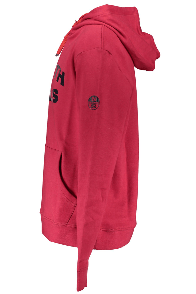 NORTH SAILS FELPA SENZA ZIP UOMO ROSSO