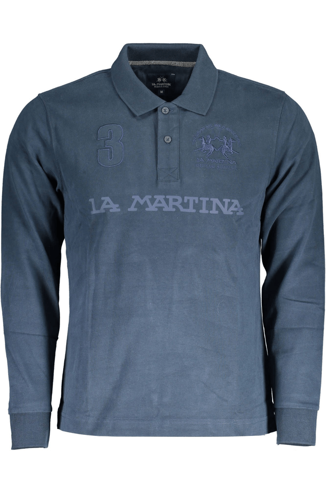 2721LA MARTINA POLO MANICHE LUNGHE UOMO BLU