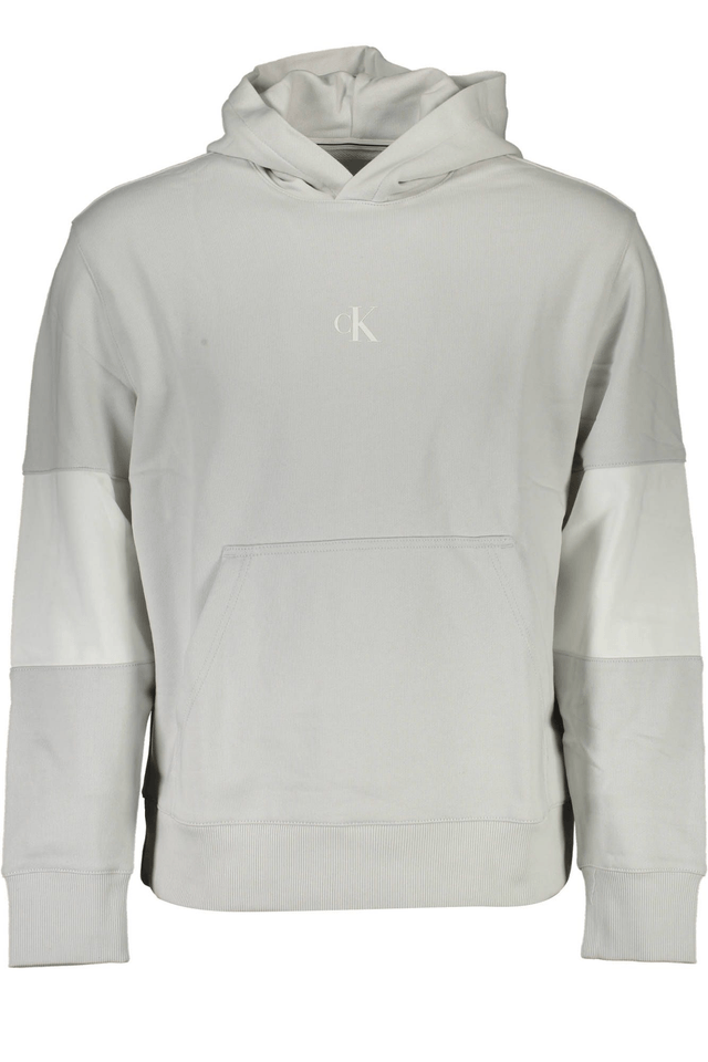 2600CALVIN KLEIN FELPA SENZA ZIP UOMO GRIGIO