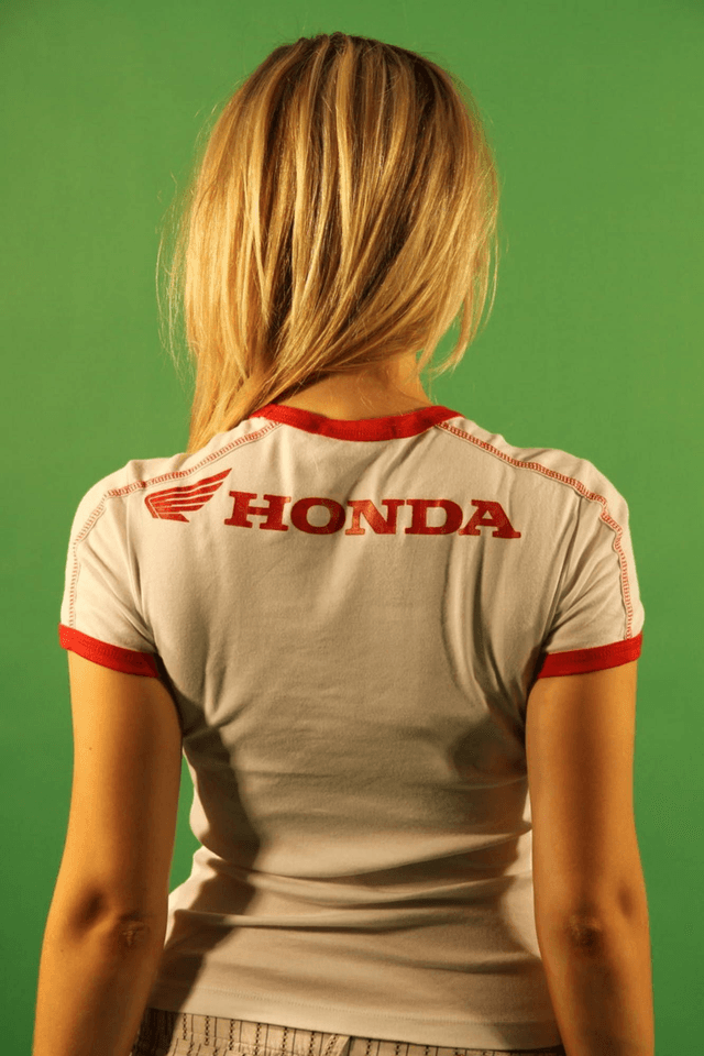 668GAS T-SHIRT MANICHE CORTE DONNA BIANCO