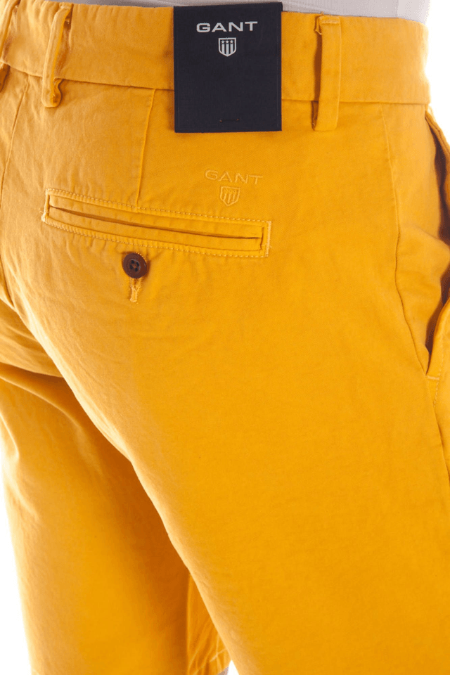 736GANT PANTALONE BERMUDA UOMO GIALLO