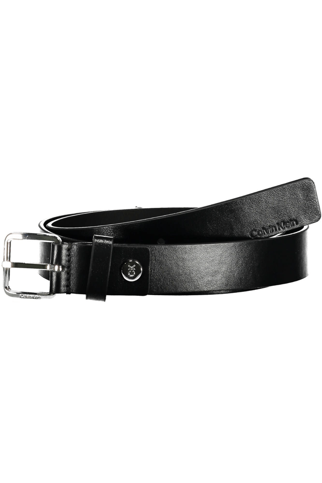 2842CALVIN KLEIN CINTURA IN PELLE UOMO NERO
