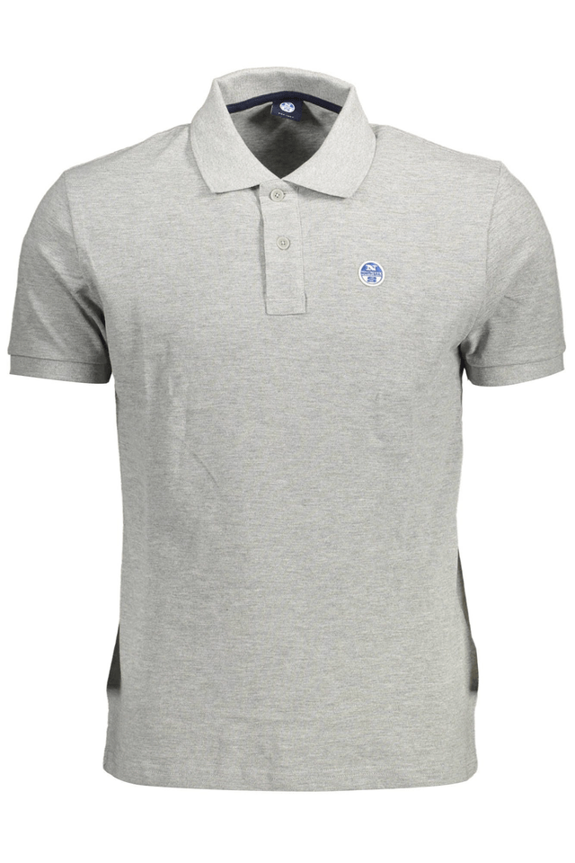 1672NORTH SAILS POLO MANICHE CORTE UOMO GRIGIO