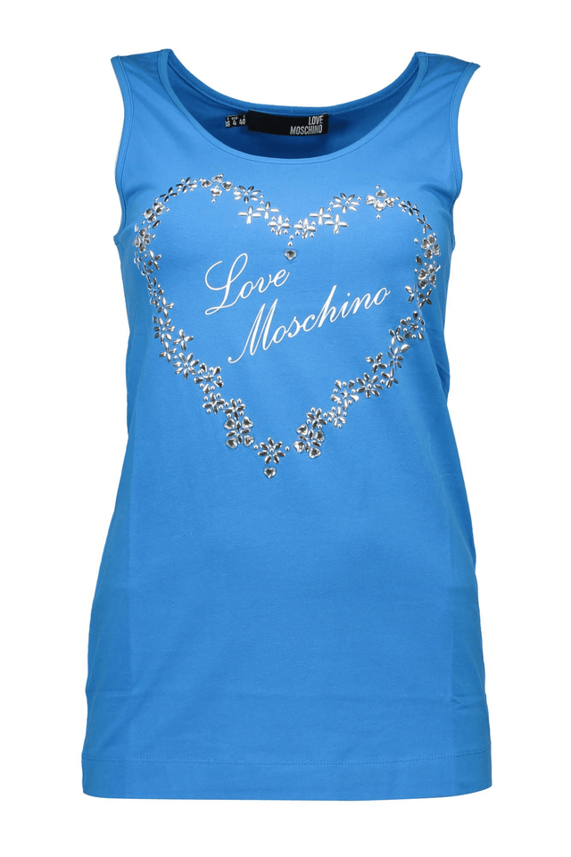 440LOVE MOSCHINO CANOTTA DONNA BLU