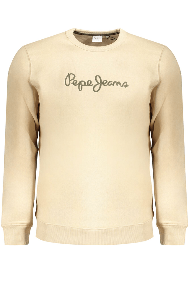 10545PEPE JEANS FELPA SENZA ZIP UOMO BEIGE
