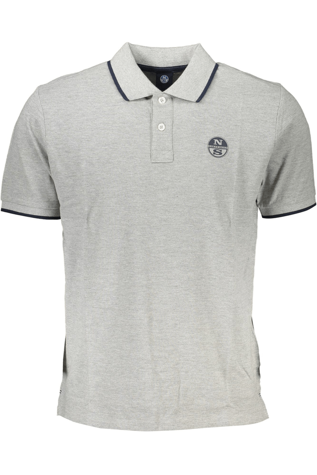 7141NORTH SAILS POLO MANICHE CORTE UOMO GRIGIO