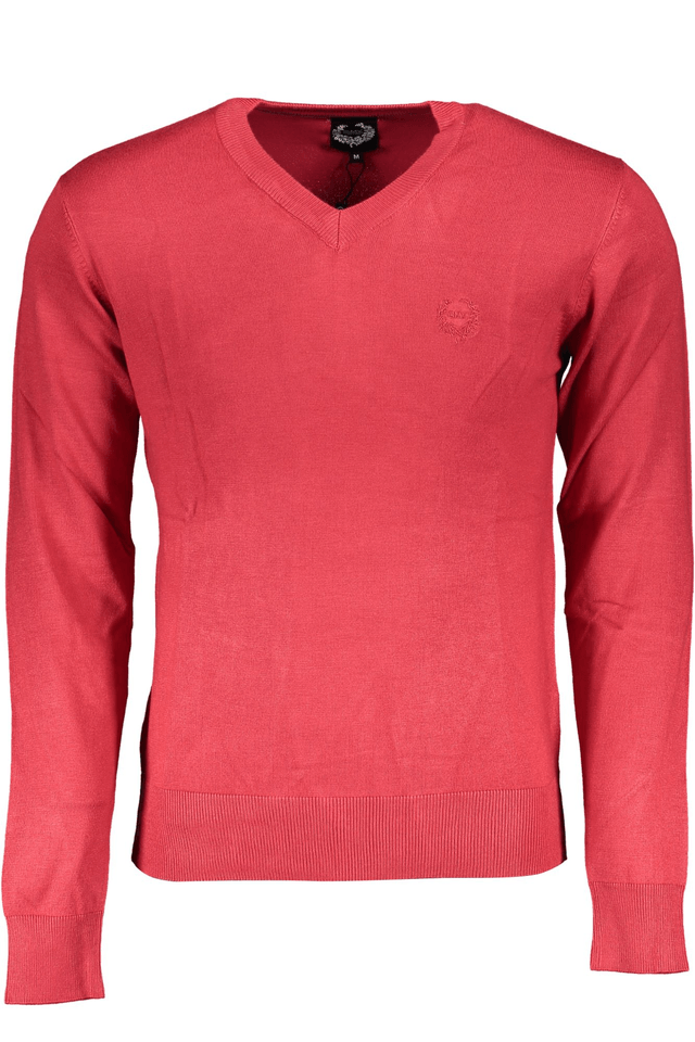 6173GIAN MARCO VENTURI MAGLIA UOMO ROSSO